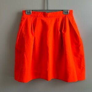 Pink Tartan Tiffany tech neon orange skirt